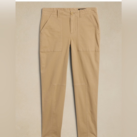 MID-RISE SLIM CARGO PANT - Picture 5 of 5